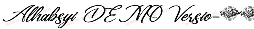 Alhabsyi DEMO Versio字体转换